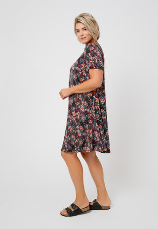 Vestido Serenity Feminino Leota em Confete Floral (Curvo)