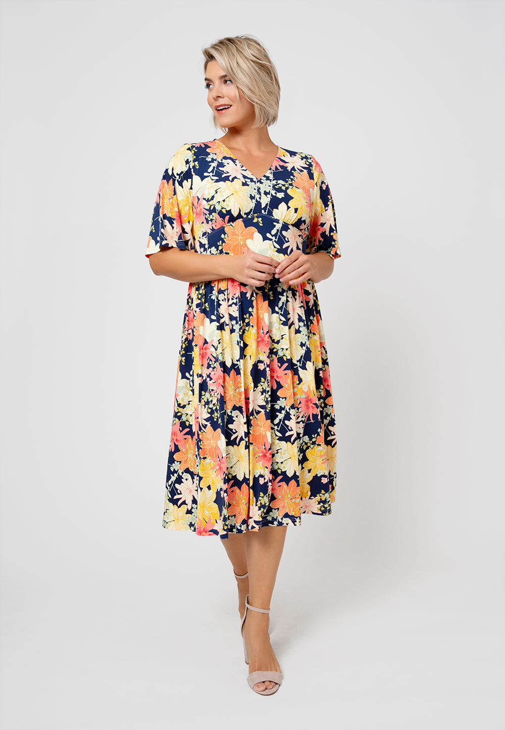 Vestido Zoe Feminino Leota Azul