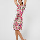 Vestido justo Giselle feminino Leota rosa