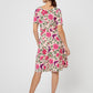 Vestido justo Giselle feminino Leota rosa