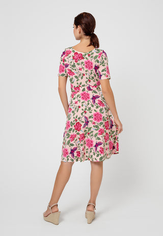 Vestido justo Giselle feminino Leota rosa
