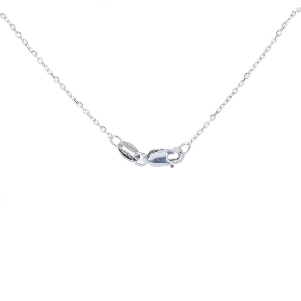 Morris &amp; David Escolha de pingente de trevo de diamante de 0,50ctw em ouro 14K com corrente