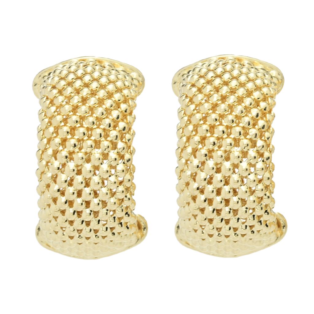 Toscana Italiana Escolha de Revestimento Coreana Corrente Brinco de Argola Larga