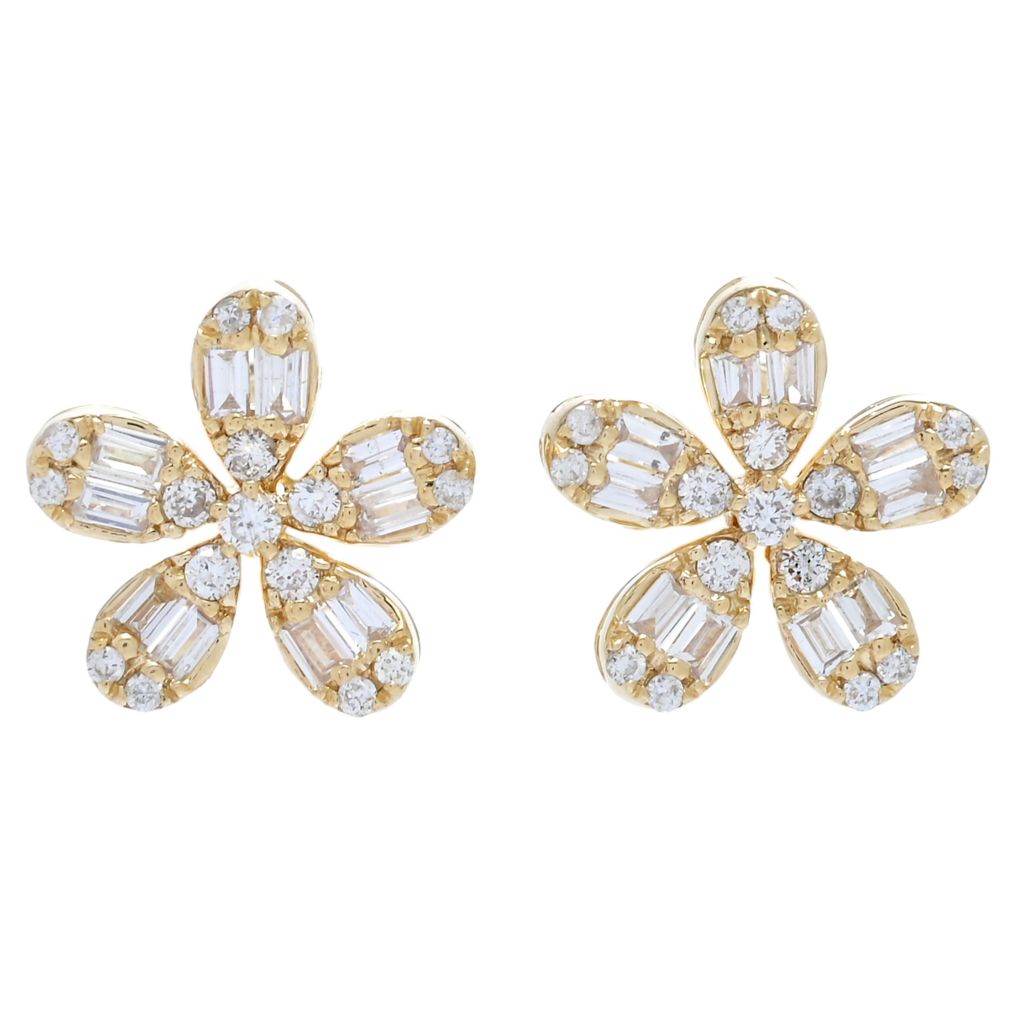 gems-of-distinction-14k-gold-0-32ctw-diamond-floral-stud-earrings