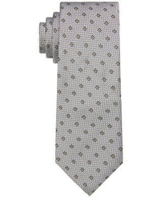 Calvin Klein Men's Multi-Texture Neat Tie - Dark Beige