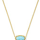 Kendra Scott - Elisa Gold Short Pendant Necklace