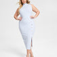 Nina Parker Plus Size Ribbed Midi Dress