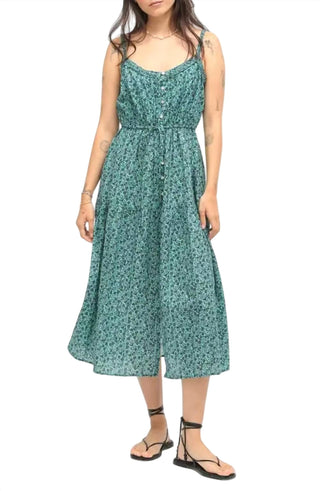 Electric &amp; Rose - Vestido de verão midi com estampa de amor-perfeito Quinn