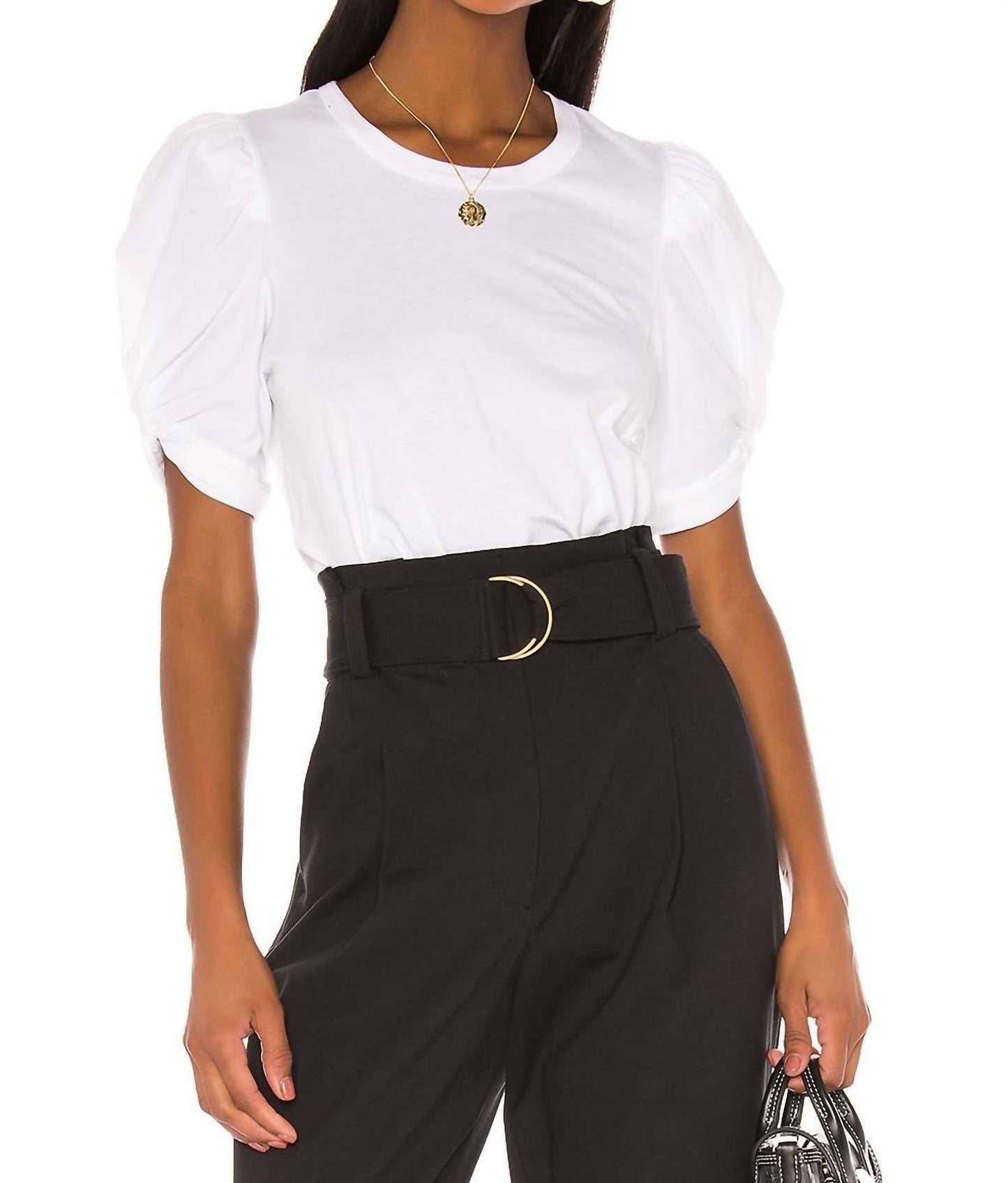 A.L.C. - Katie Puff Sleeve Tee