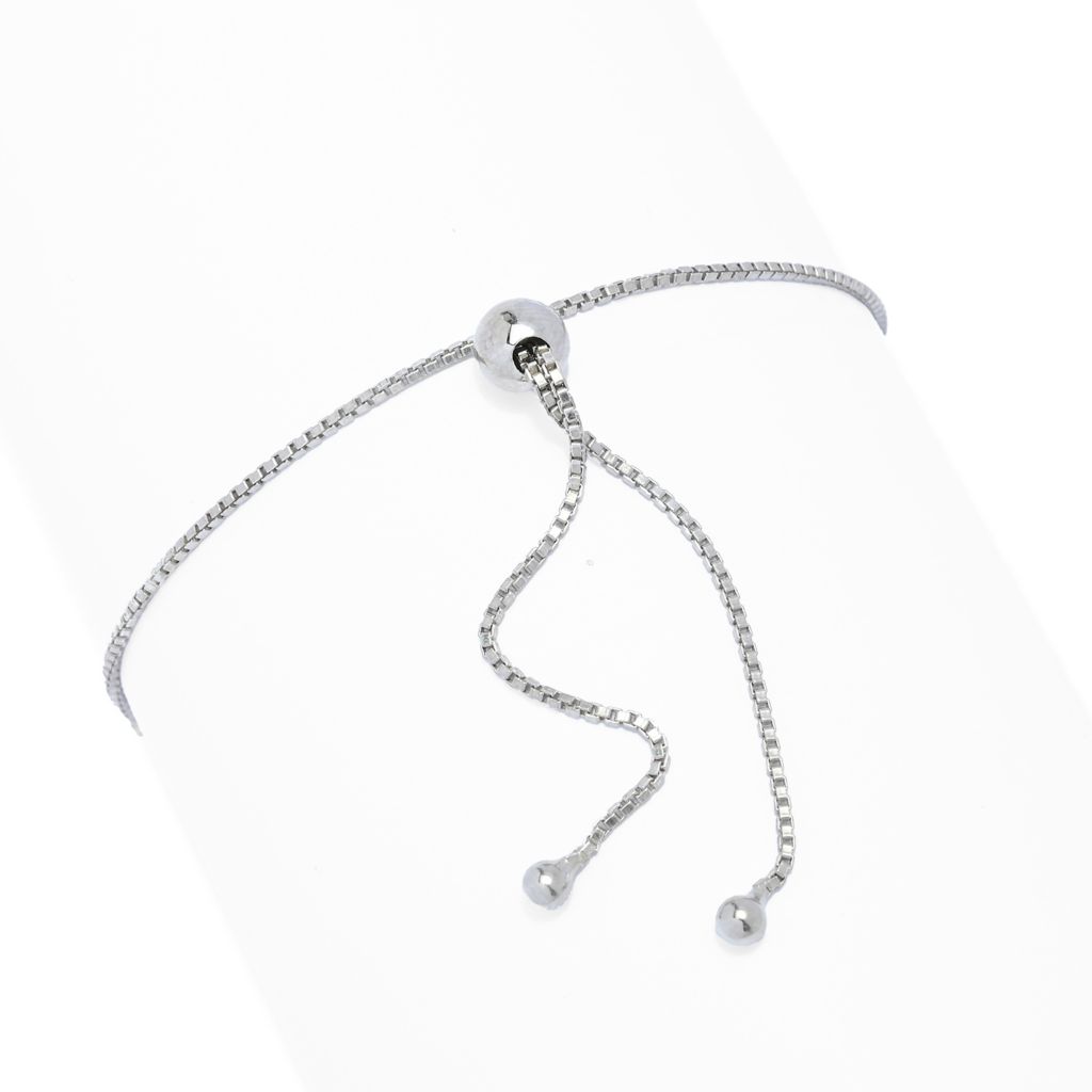 Pulseira Bolo ajustável com várias pedras preciosas "Shades of Spring" banhada a platina de 5,60 quilates