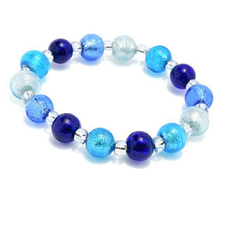 Il Murano di Francesca Escolha de cor pulseira elástica com contas de vidro Murano