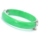 Pulseira de prata esterlina Far East Jewelry 13-14 mm Jade com opção de tamanho