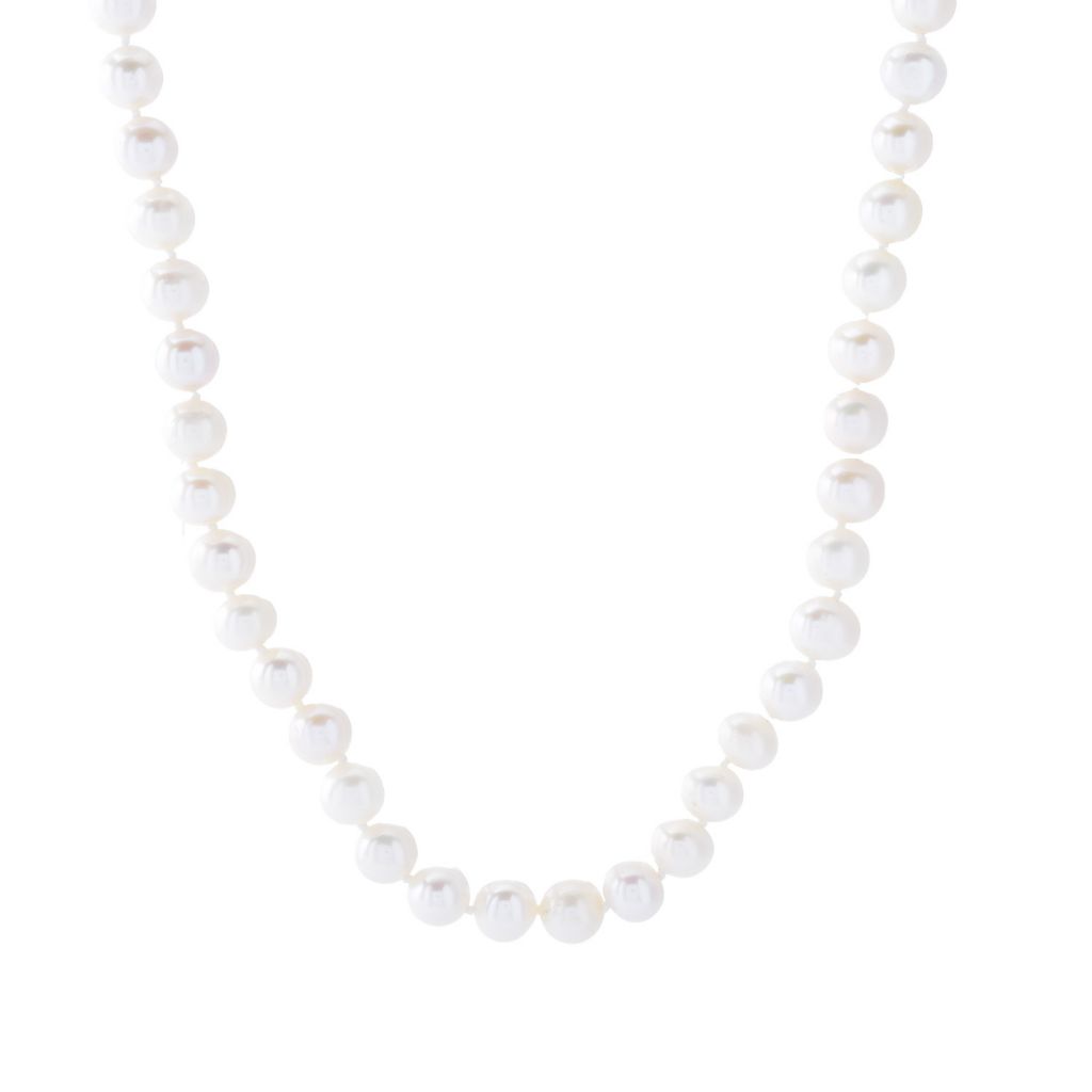 Colar de pérolas cultivadas de 8-9 mm da Far East Jewelry com comprimento à sua escolha