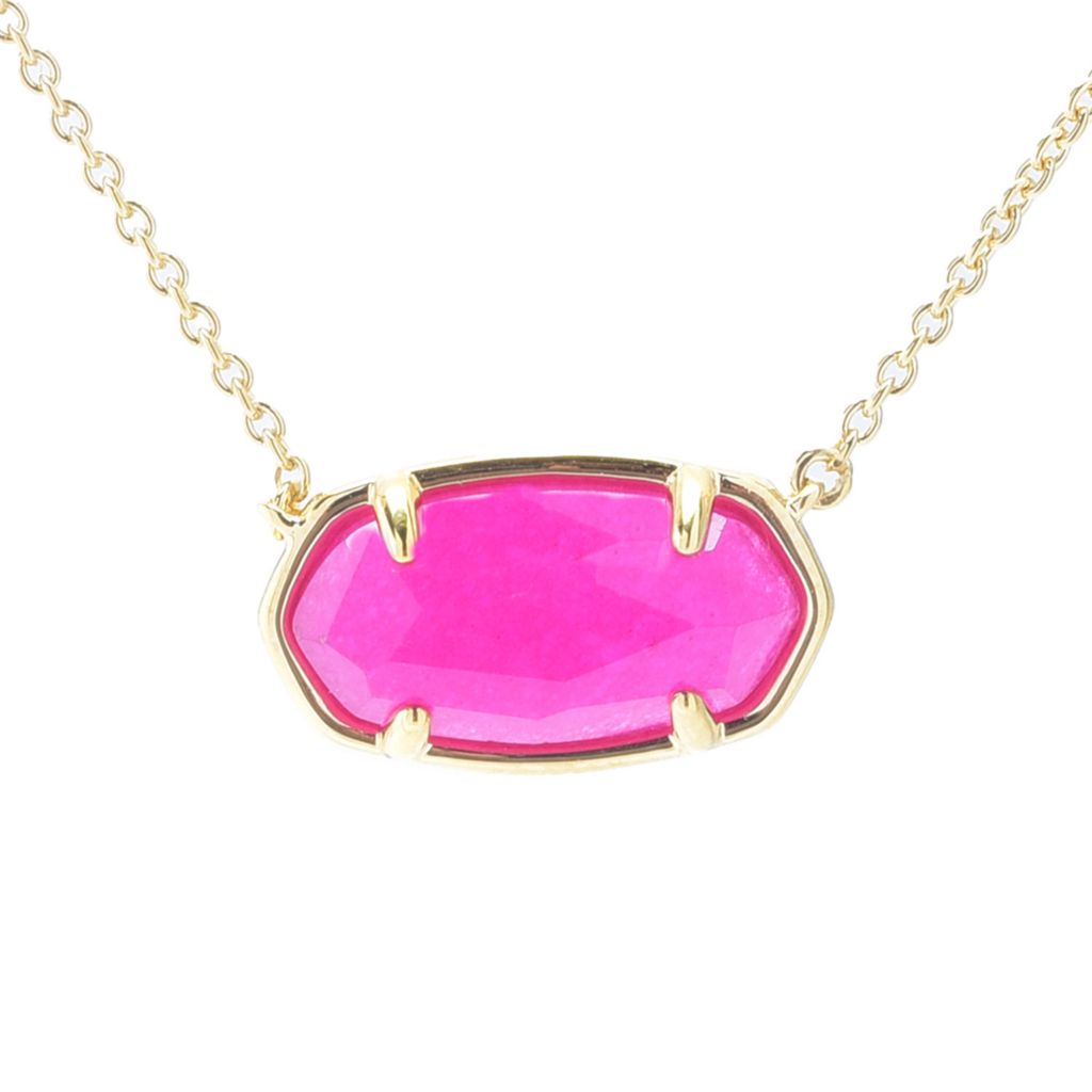 Colar "Elisa" dourado com pedras preciosas da Kendra Scott