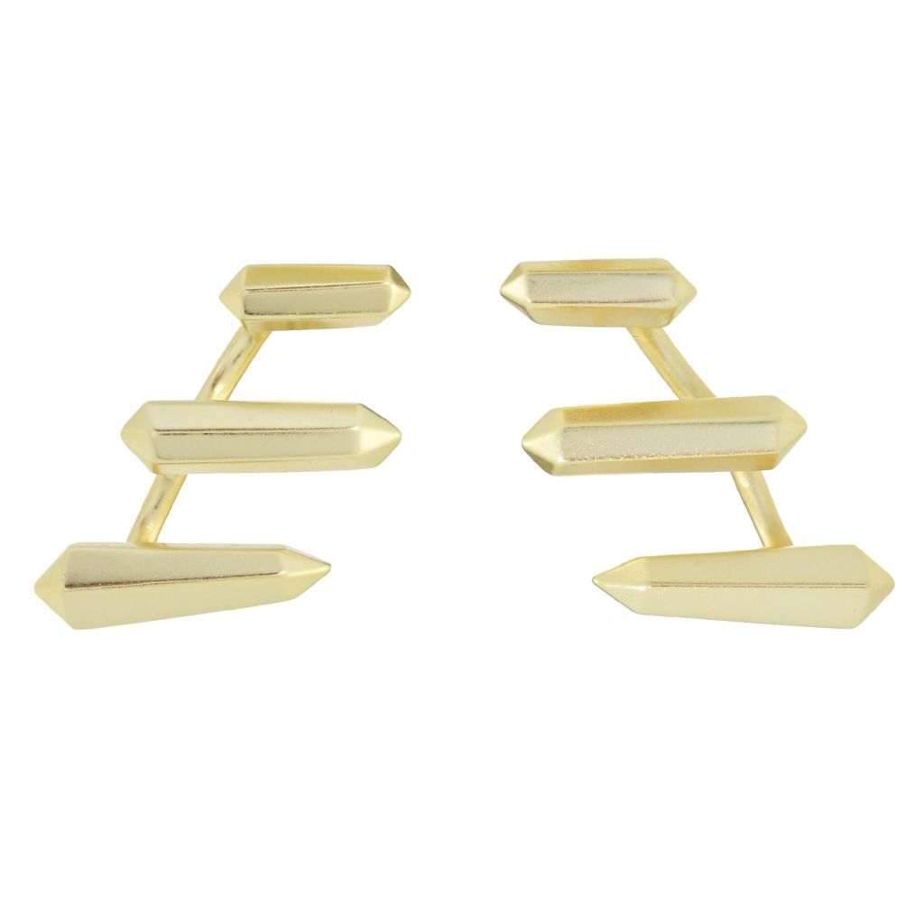 Brincos "Billie" Ear Climber dourados ou prateados da Kendra Scott