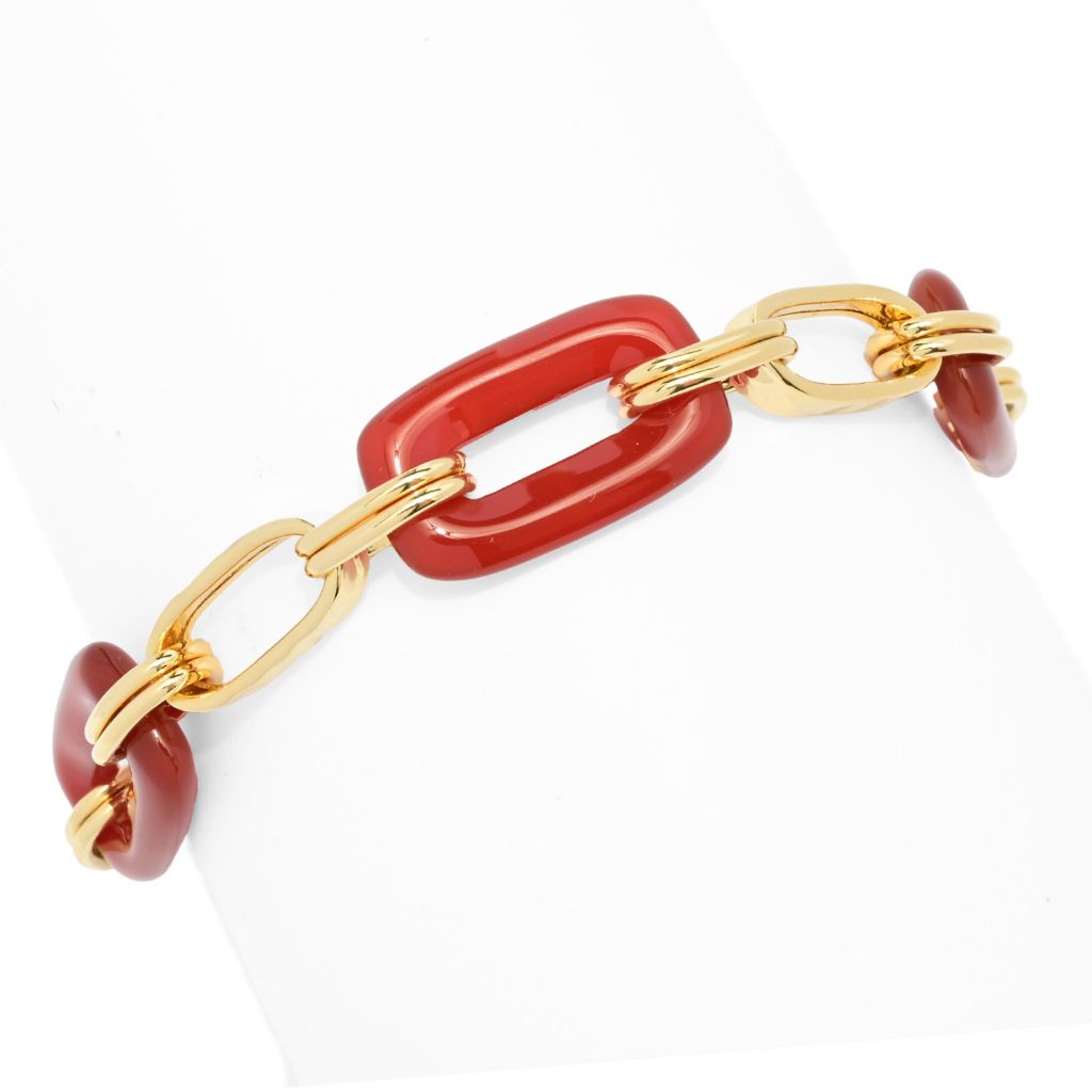 toscana-italiana-18k-gold-plated-acqua-bagnata-choice-of-gem-paperclip-bracelet