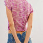 Free People - Oh My Baby Scoop Neck Crop Tee