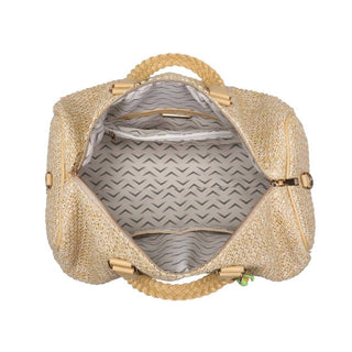 Urban Expressions - Bolsa de viagem de palha Coastal Escape feminina