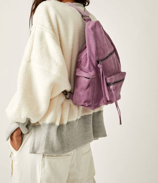 Free People - Bolsa tiracolo feminina em camurça Oxford