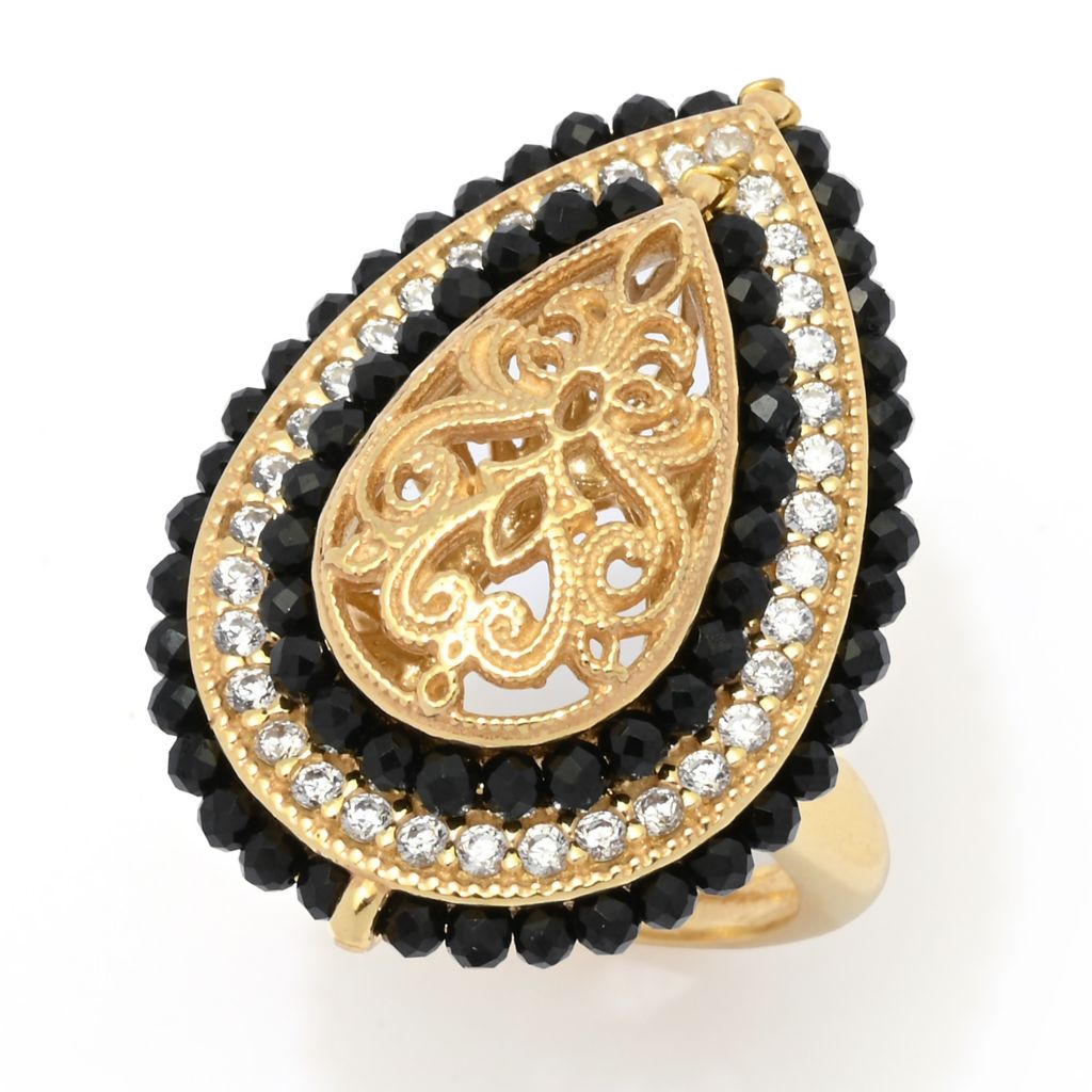 gaetano-vitiello-persia-black-onyx-simulated-diamond-filigree-ring