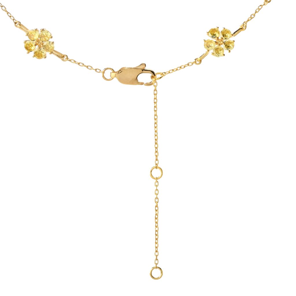 color-crush-simulated-gemstone-flower-cluster-necklace
