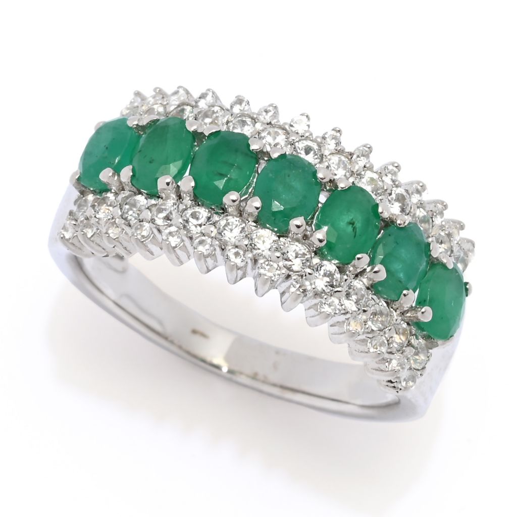 cocci-collection-platinum-plated-1-65ctw-brazilian-sakota-emerald-zircon-ring