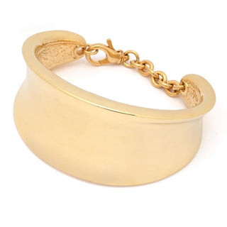 Pulseira eletroformada Graziella banhada a ouro 23K com fecho de corrente