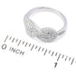 Anel "Infinito" de diamante de 0,60 quilates em prata esterlina Diamond Treasures