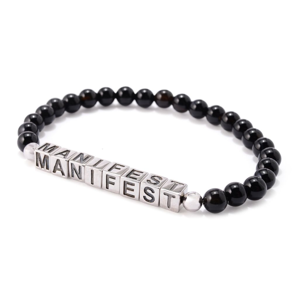 muse-platinum-plated-choice-of-mantra-black-onyx-bead-stretch-bracelet