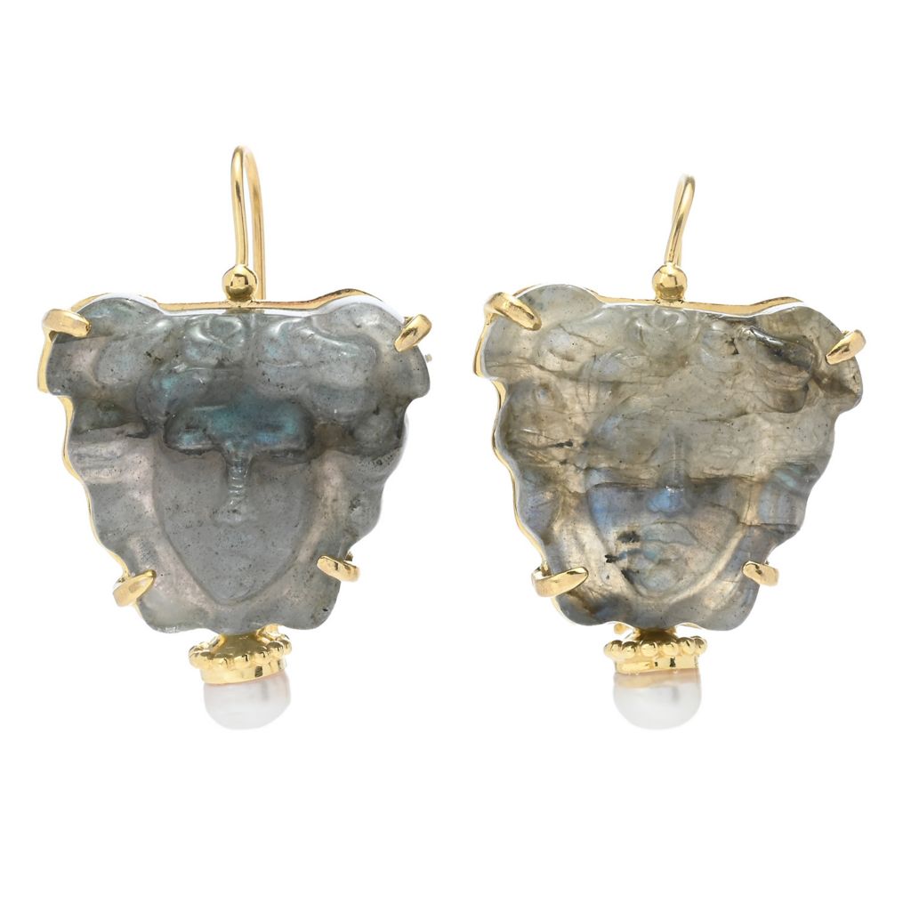 tagliamonte-labradorite-medusa-cameo-cultured-pearl-drop-earrings
