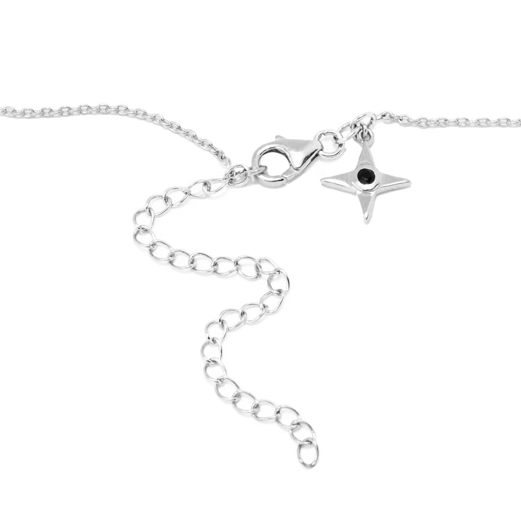 Colar de flor de trillium com ametista africana de 9,69 quilates da Claire Vessot Designs