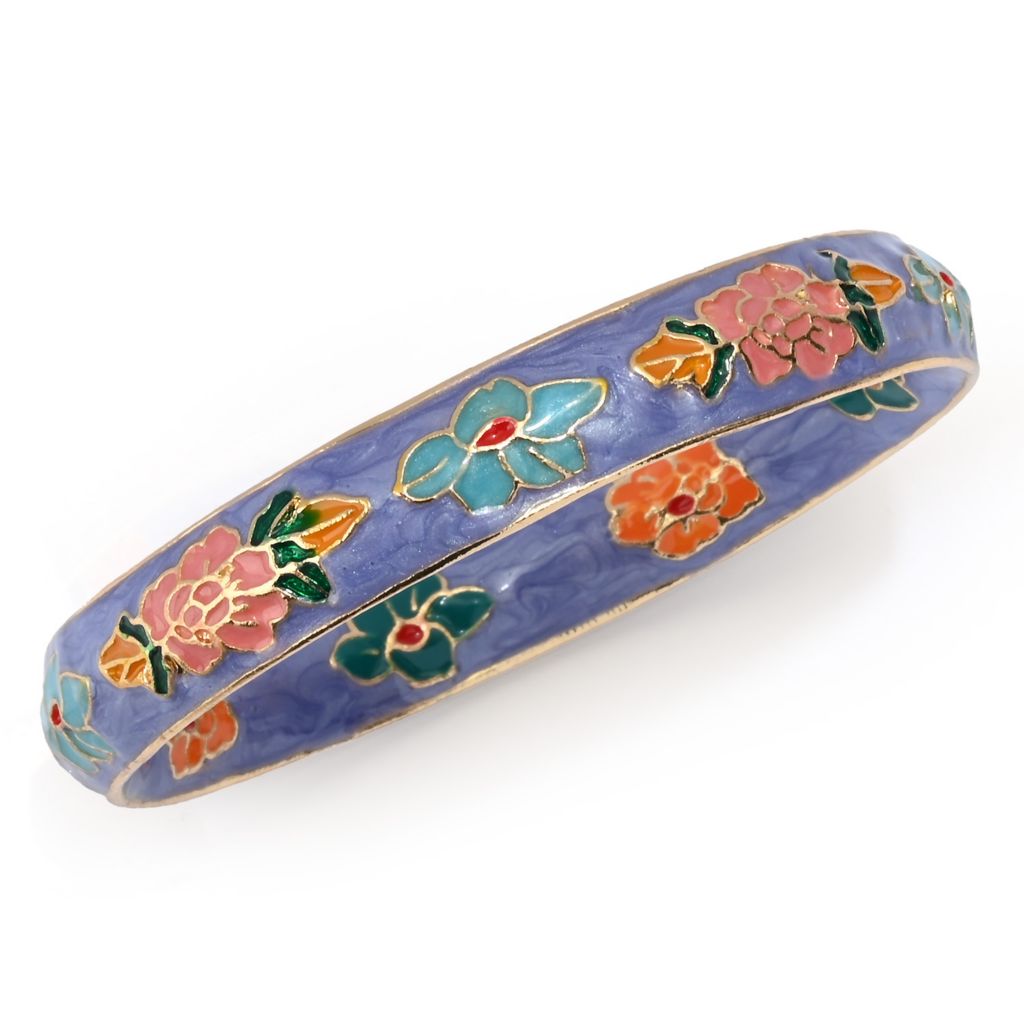 Far East Jewelry Escolha entre conjunto de 3 pulseiras Cloisonne clássicas ou de primavera