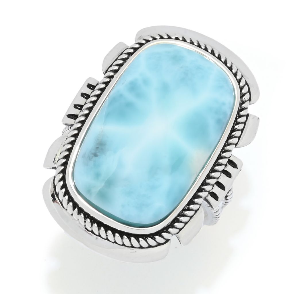 southwest-elements-sterling-silver-23x14mm-cushion-shape-larimar-beaded-halo-ring