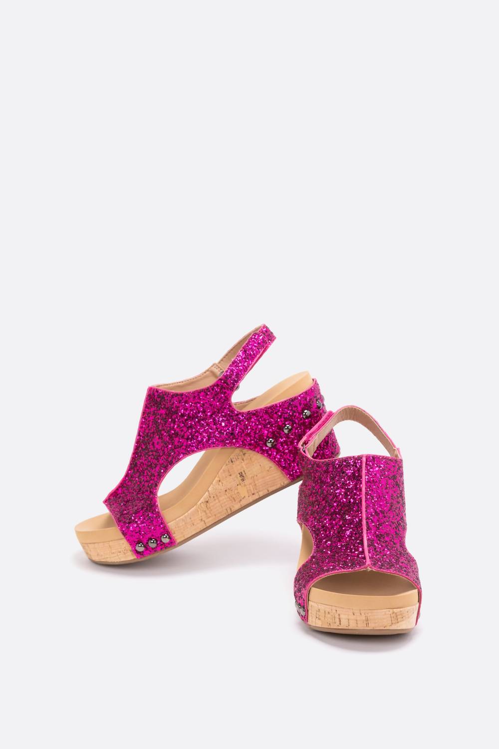Corkys Footwear - Women's Carley Faux Leather Wedge Sandal