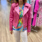 Insight - Vegan Leather Zip Up Jacket