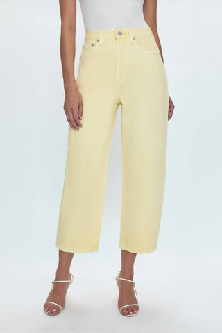 Pistola - Calça Eli de cintura alta e perna arqueada