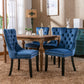 Nikki Collection Modern Tufted Velvet Upholstered Dining Chair Set of 2