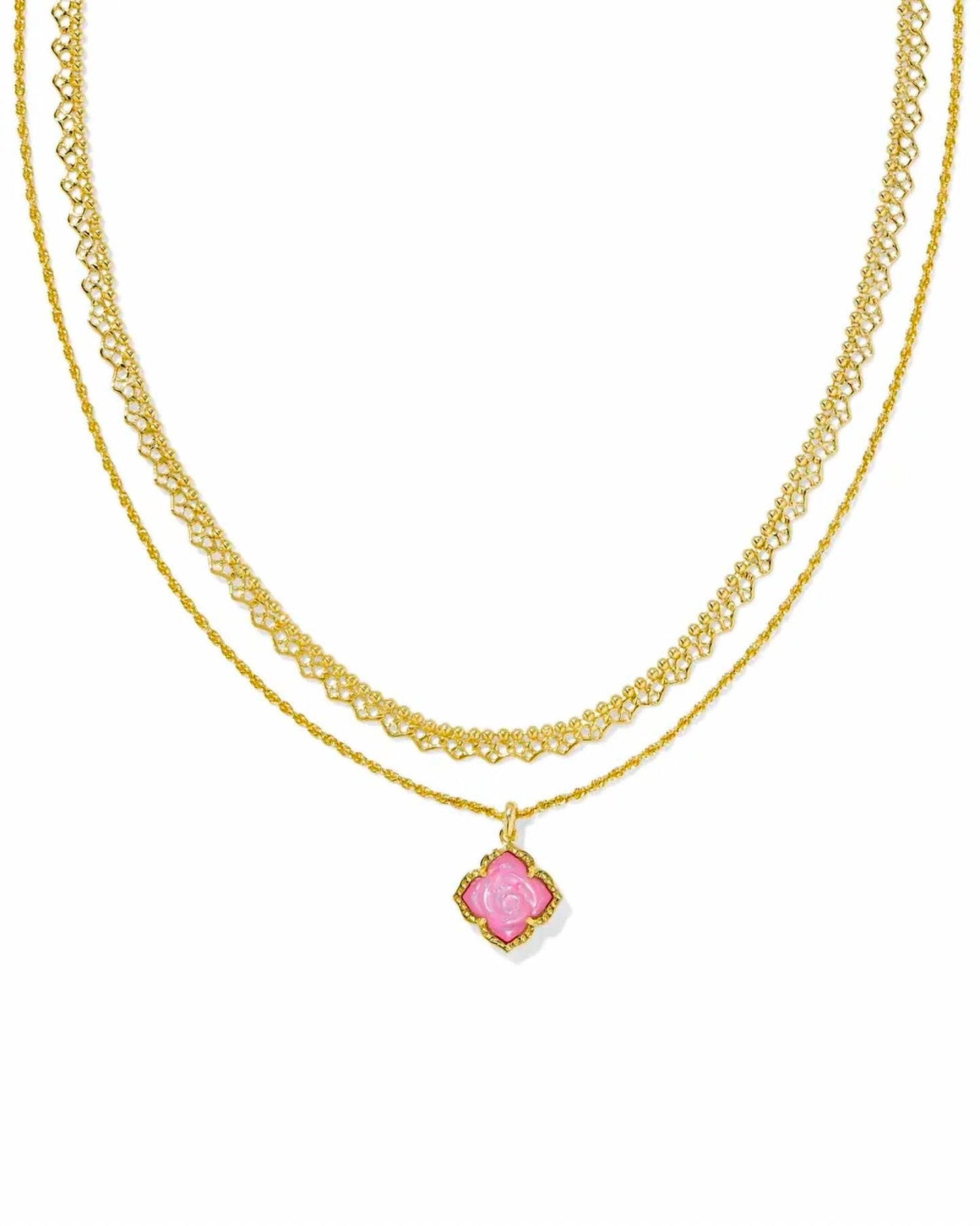 Kendra Scott - Women's Mallory Rose Multi Strand Necklace