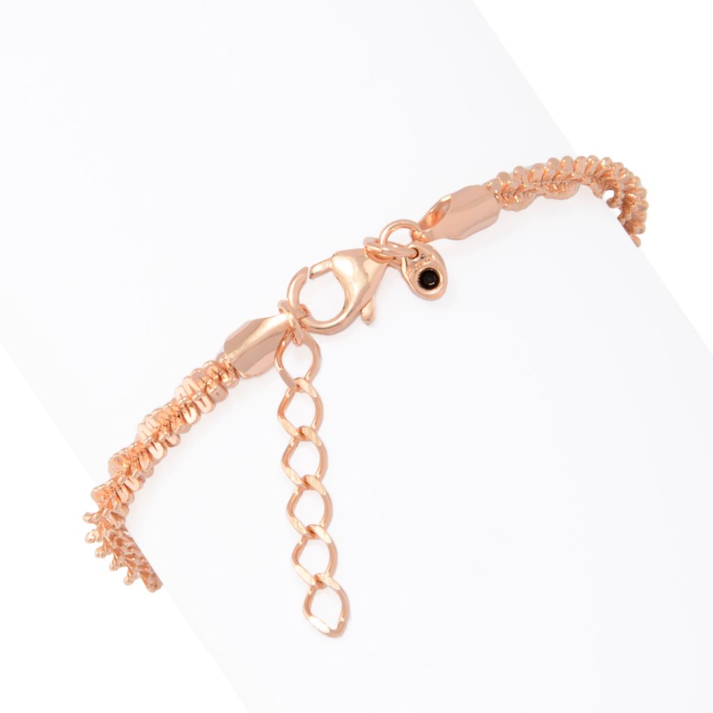 Pulseira de corrente Margherita Toscana Italiana com escolha de revestimento e tamanho