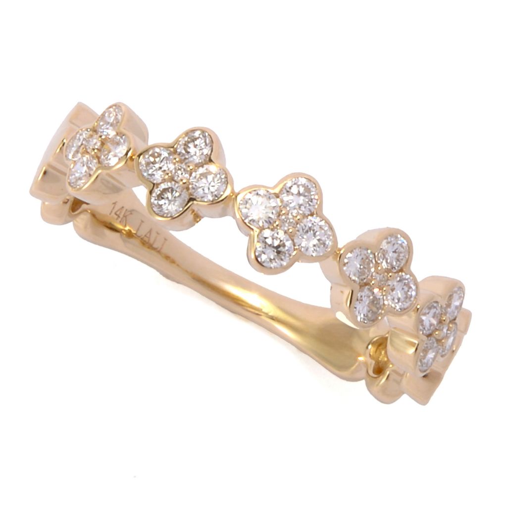 lali-jewels-14k-gold-0-45ctw-diamond-clover-station-ring-1-9-grams