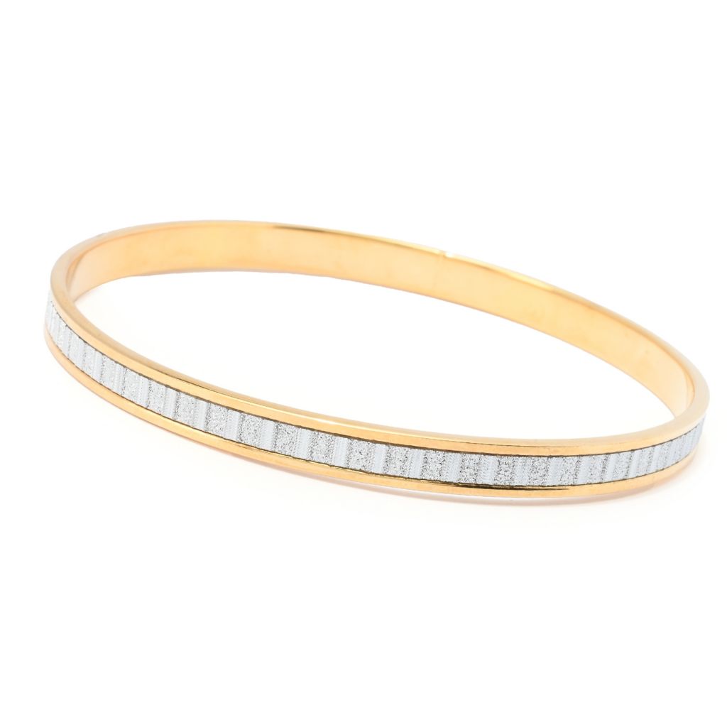 Pulseira Verona Gioielli banhada a ouro 18K ou prata esterlina com glitter