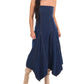 Le Lis - Chasing Joy Denim Tube Midi Dress