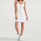 7 For All Mankind - Double Tie Buttoned V Neck Mini Dress