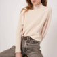 Repeat Cashmere - Wool Sweater With Ribbed Stand Collar