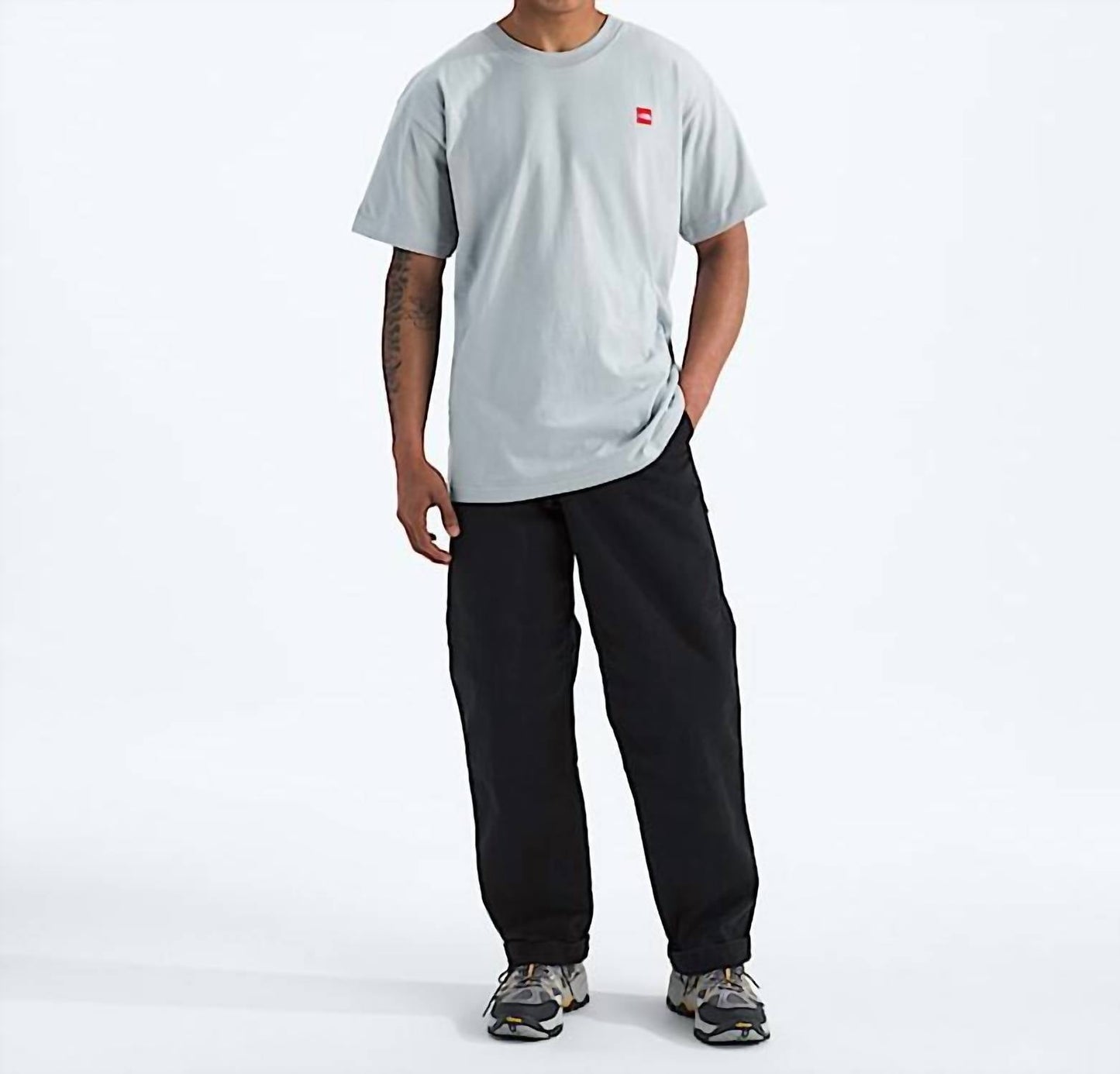 The North Face - Short-sleeve Tnf Red Box Everest Heavyweight Tee