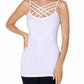 Aaaaa Fashion - Criss Cross Seamless Cami