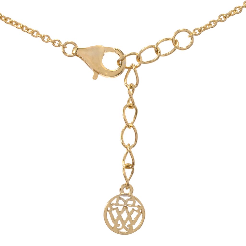 Escolha brilhante de revestimento e tamanho 6,25 DEW Pulseira com pingente de diamante simulado