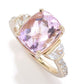 serge-camille-14k-gold-4-55ctw-kunzite-lab-grown-diamond-ring-5-0-grams
