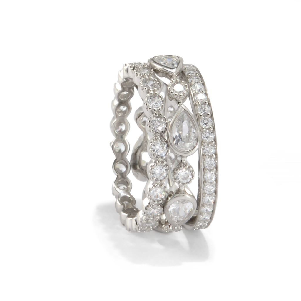 brilliante-platinum-plated-4-46-dew-simulated-diamond-set-of-3-stack-rings