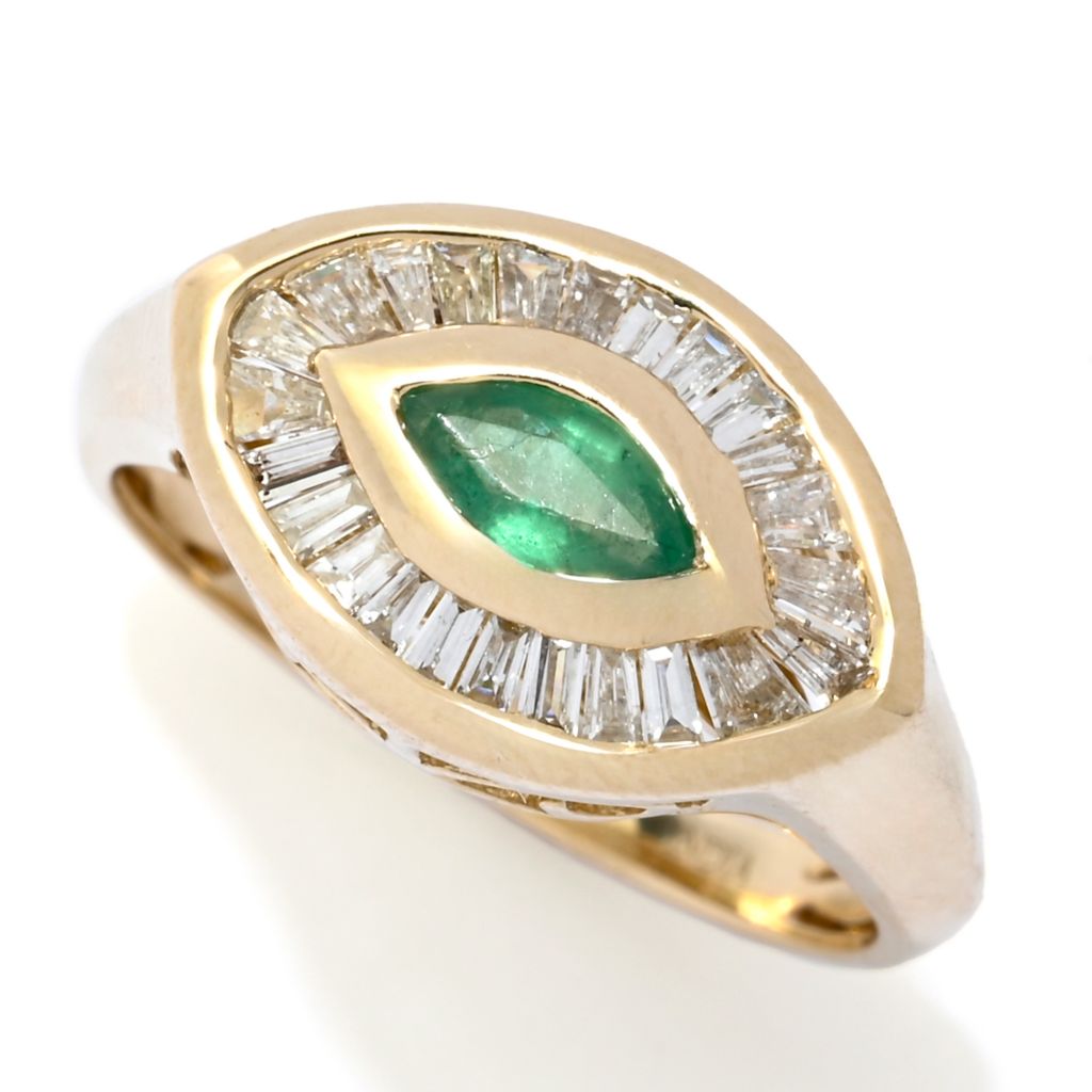 beverly-hills-elegance-14k-gold-0-62ctw-emerald-diamond-evil-eye-ring
